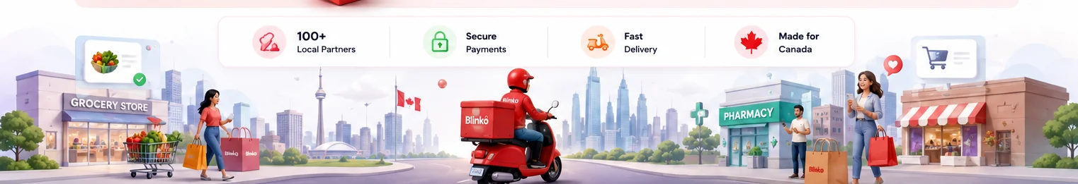 100+ local partners, secure payments, fast delivery — made for Canada